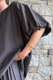 Randles Puff Sleeve Blouse Coffee Bean
